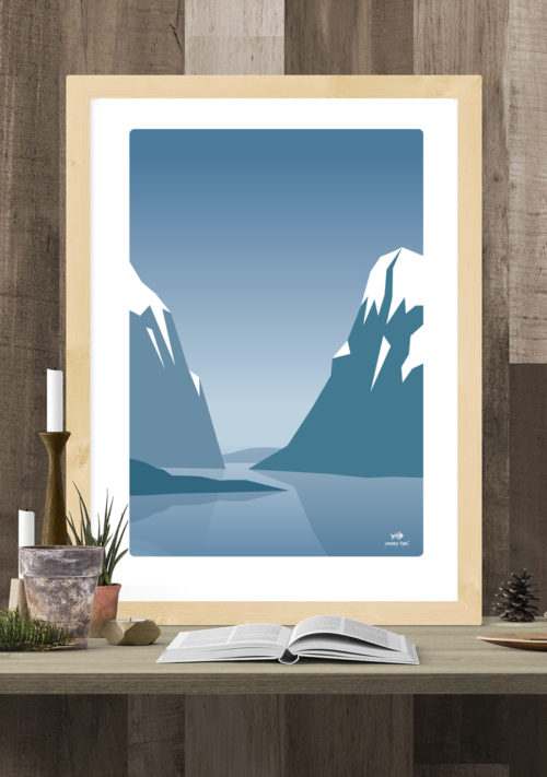 Twin Peaks - Norwegian mountains poster